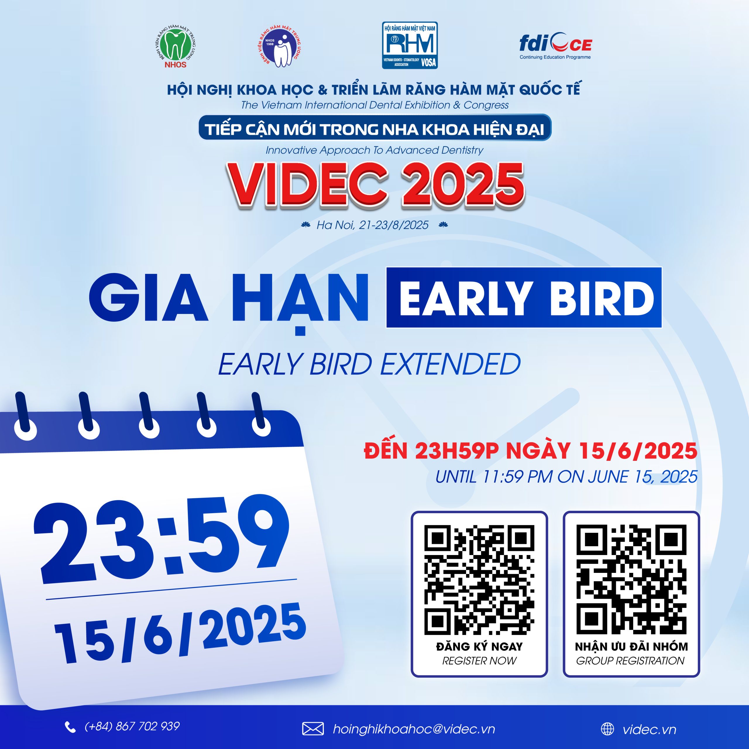 GIA HẠN CHƯƠNG TRÌNH ƯU ĐÃI EARLY BIRD