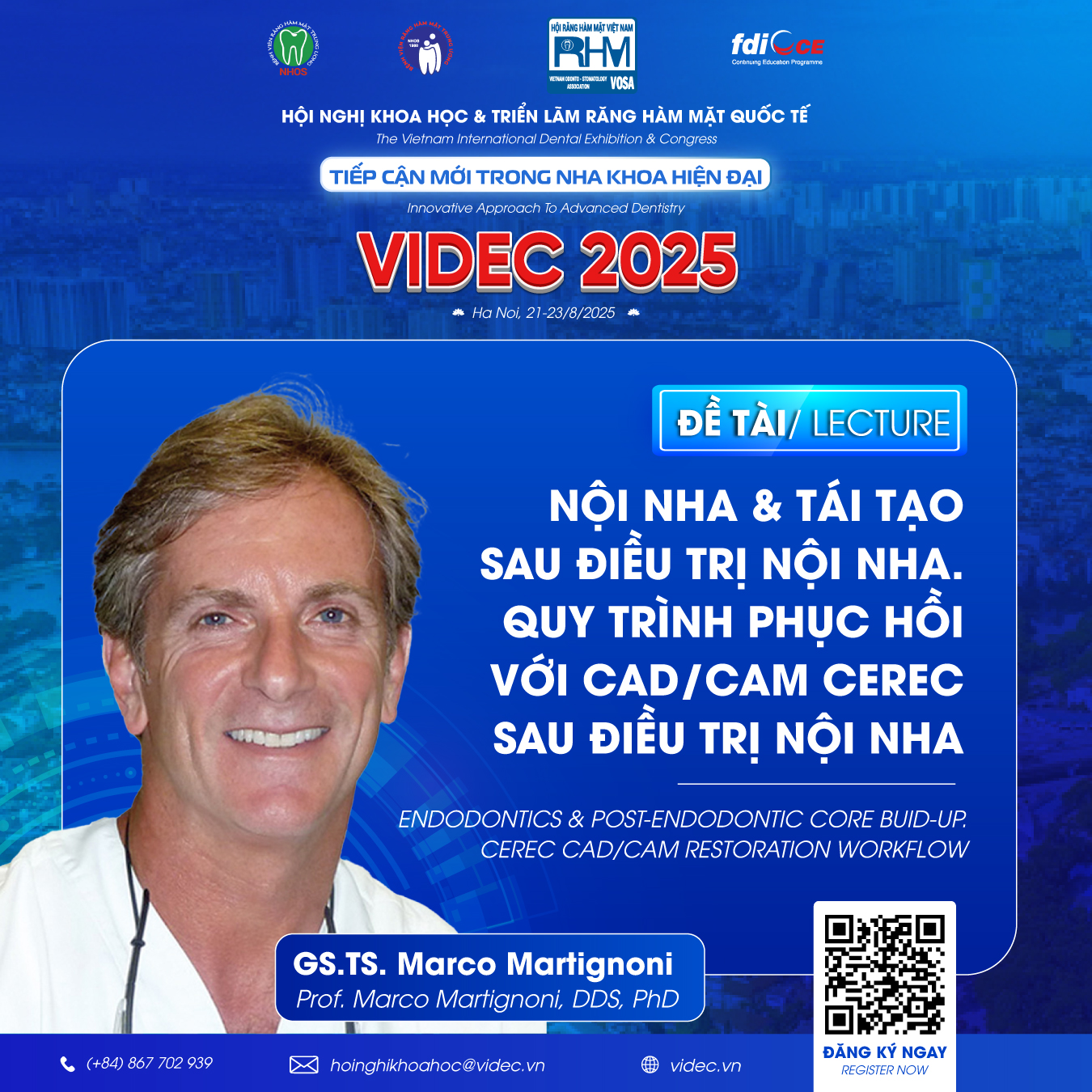 GS.TS. Marco Martignoni và Phương pháp Tiếp cận Toàn diện trong Phục hồi Răng: Giải pháp từ Chân đến Thân Răng (R2C)