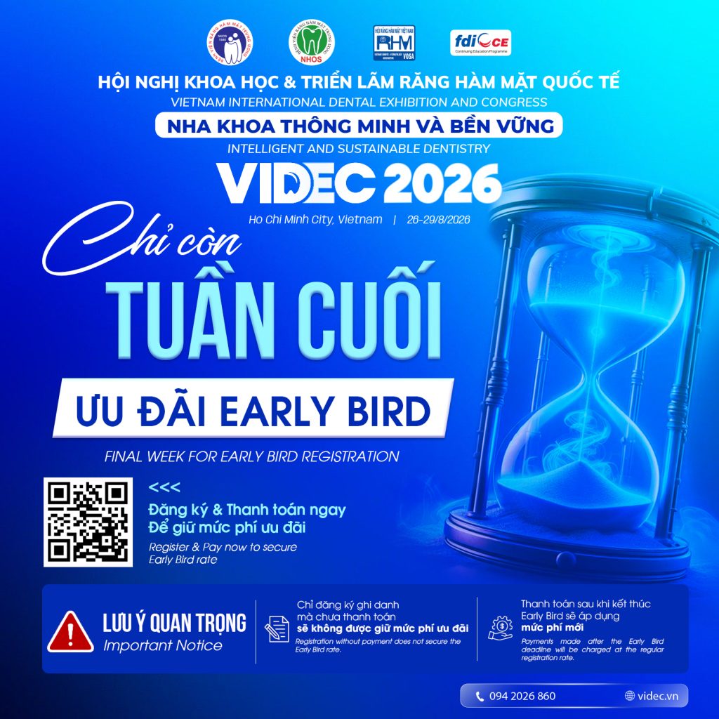 Tuần cuối ưu đãi Early Bird đăng ký Hội nghị VIDEC 2026